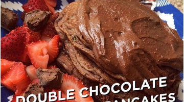 Double Chocolate Strawberry Pancakes - #MAXMunchies