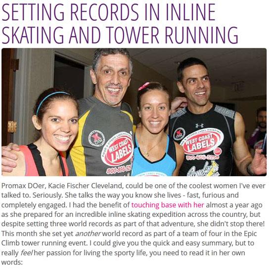 Girls Gone Sporty keeps up with Kacie Fischer