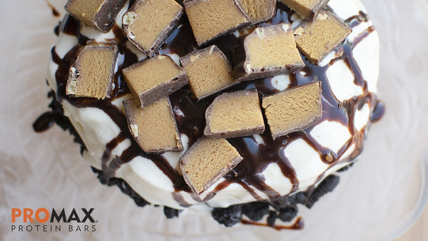 Peanut Chocolate Chip Ice Cream Cake #MAXMunchies